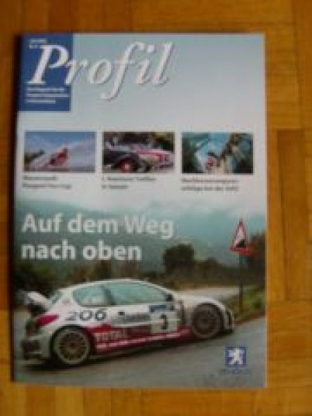Peugeot Profil Magazin 206 Rallye 7/2002 NEU