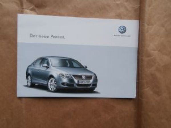 VW Passat Limousine B7 Prospekt Katalog Catalogue