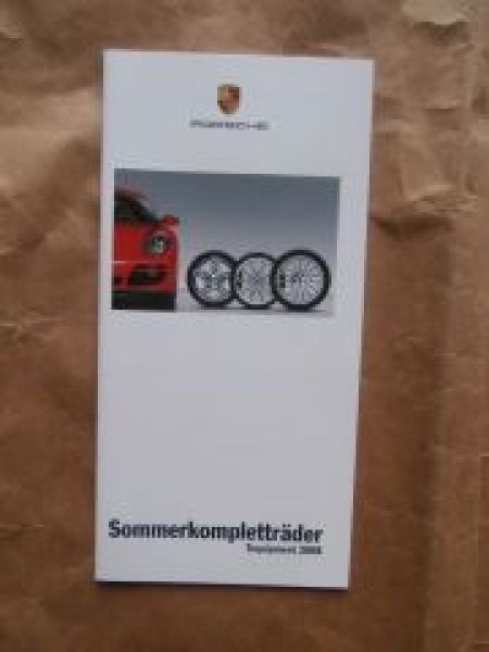 Porsche Sommerkompletträder Tequipment 2008 NEU