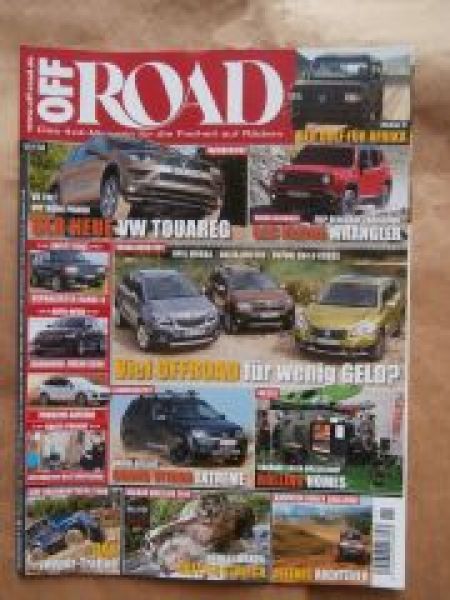 Off Road 11/2014 VW Touareg V6 TDI, Mobius II, Jeep Renegade Tra