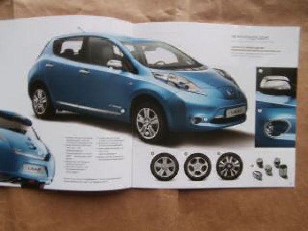 Nissan Leaf Zubehör Prospekt Mai 2013 NEU