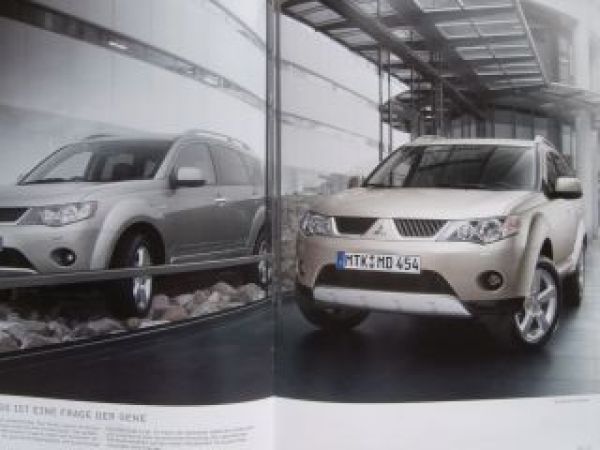 Mitsubishi Outlander Prospekt September 2007 Rarität