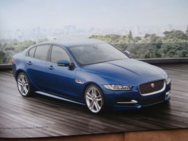 Jaguar XE X760 S R-Sport Prospekt Oktober 2014 NEU