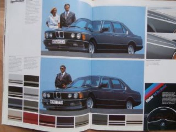 BMW 0riginal 7er E23 Zubehör Prospekt September 1987 Rarität