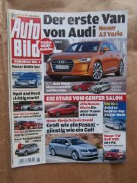 Auto Bild 8/2013 Toyota RAV4, Beetl Cabrio vs. Mini Cabrio R57
