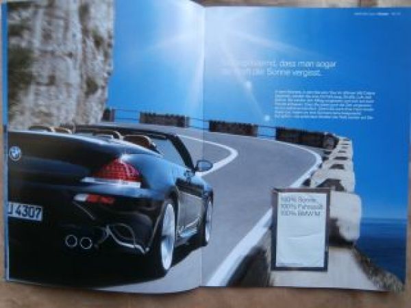 BMW M6 Cabrio E64 Argumenter Juli 2006 intern Rarität