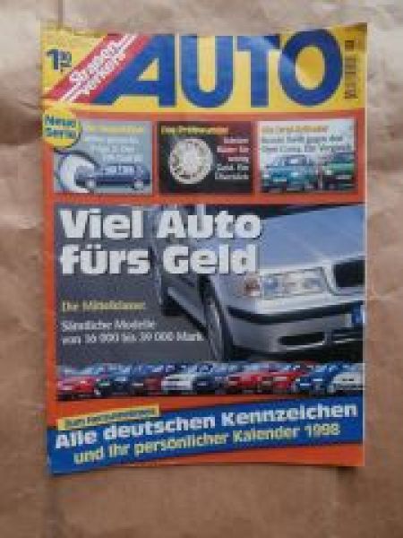 Auto Straßenverkehr 26/1997 Suszuki Swift vs. Opel Corsa B 1.0 1