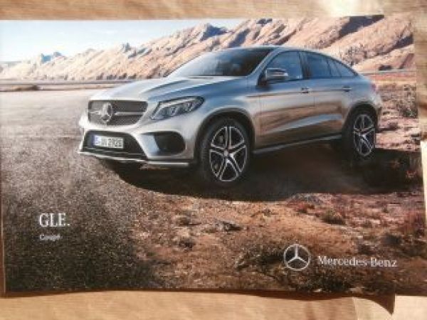 Mercedes Benz GLE Coupé C292 Prospekt März 2015 NEU