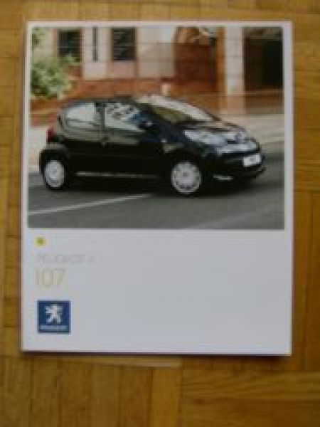 Peugeot 107 Prospekt 6/2007 +Preisliste NEU