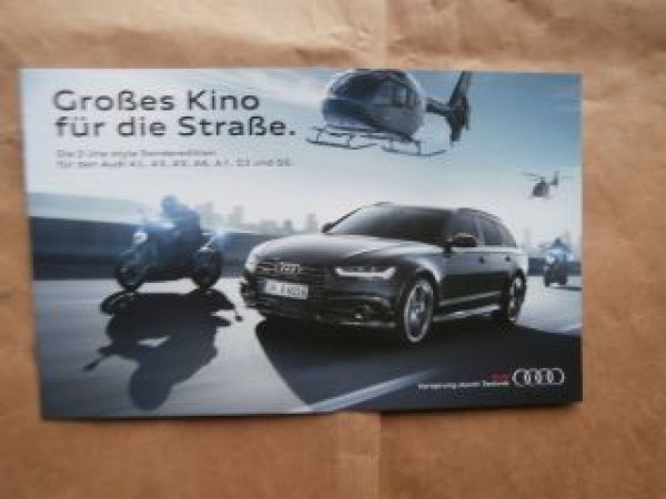Audi S Line Style Sonderedition A1,A3,A5,A6,A7,Q3 und Q5 3/2015