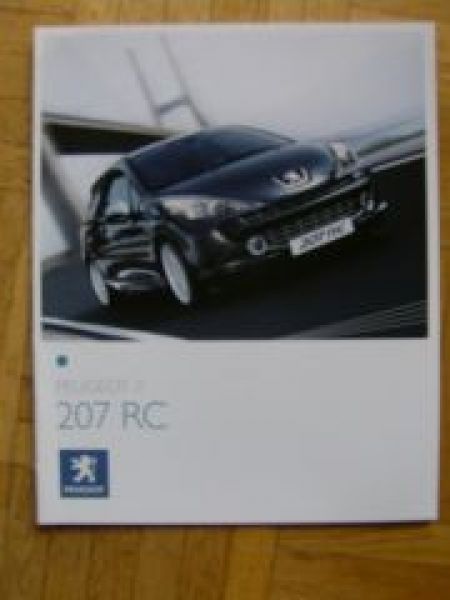 Peugeot 207 RC Prospekt 4/2007+Preise NEU