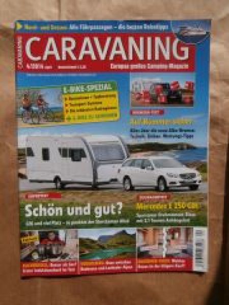 Caravaning 4/2014 Mercedes E250CDI BR212,Eriba Nova S 485