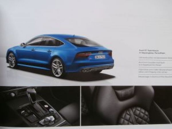 Audi A7 Sportback +S7 Typ 4GA Juli 2014 +exclusive NEU