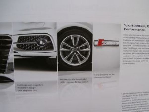 Audi A3 Q3 +Q5 s line selecton November 2014 NEU