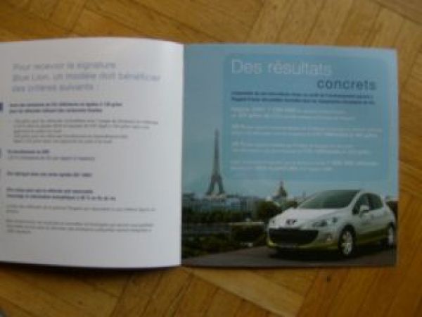 Peugeot Blue Lion Prospekt 9/2007 Französisch