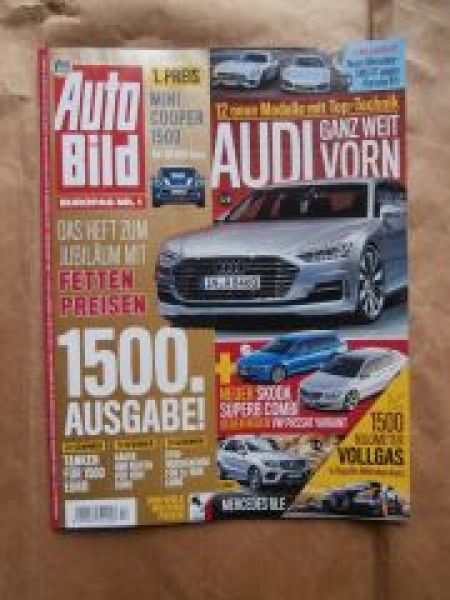 Auto Bild 13/2015 1500.Ausgabe Ford Escort 1.3GL,500X, Lexus LS