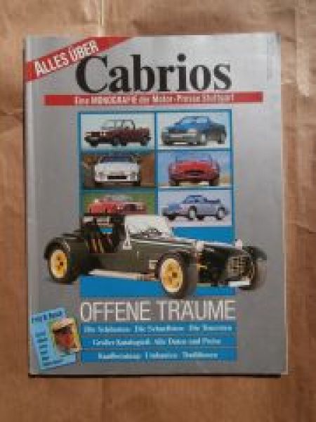Cabrios Monografie Porsche 911 Carrera,Golf1 Cabrio,TVR, E-Type