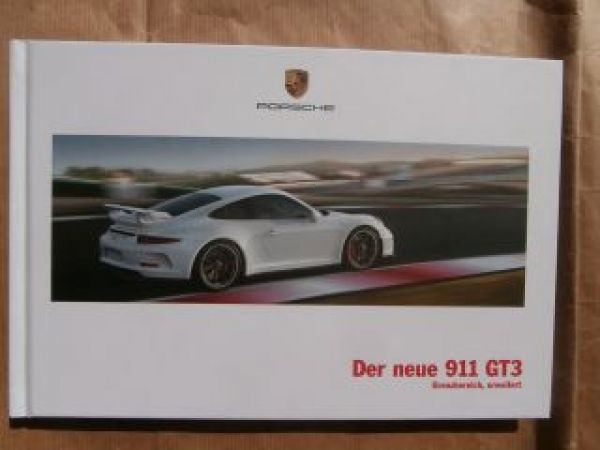 Porsche 911 GT3 (991) Buch Prospekt März 2013 NEU