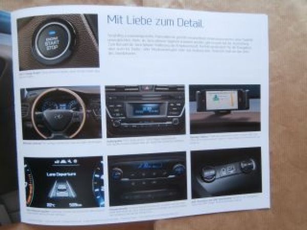 Hyundai i20 Prospekt September 2014 NEU