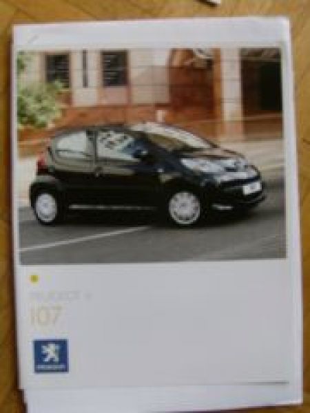 Peugeot 107 Prospekt +Street Racing 6/2007+Preise NEU