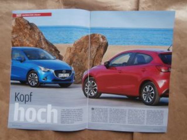 auto TEST 4/2015 Mazda 2 Kaufberatung Sonderdruck NEU