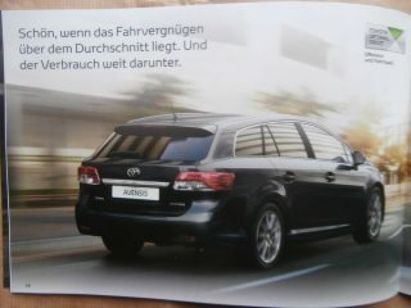 Toyota Avensis +Comfort +Executive Prospekt Juli 2014 NEU
