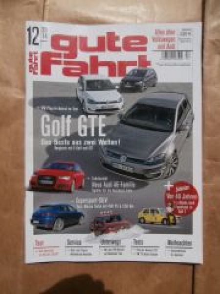 gute fahrt 12/2014 Golf GTE vs. E-Golf Vs. GTi,Macan Turbo,