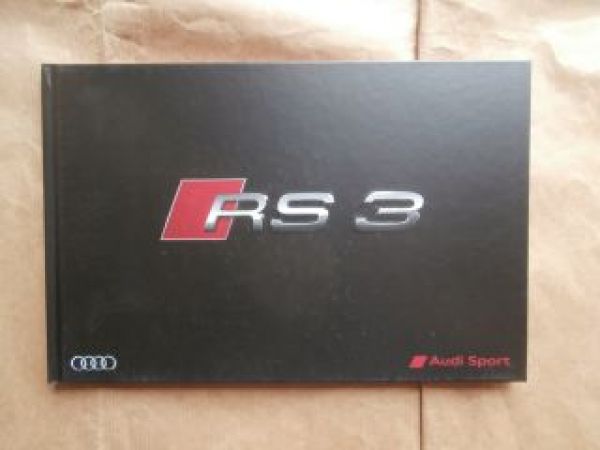 Audi RS3 Typ 8VA Buch März 2015 NEU