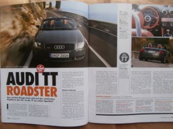 Youngtimer 5+6/2015 TT Roadster, Z4 E85,E36,Alfa 155 vs. W202
