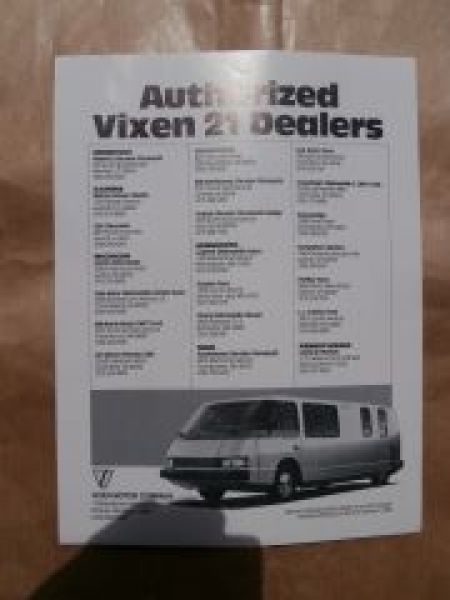 Vixen 21 Dealers USA Liste Rarität Händler