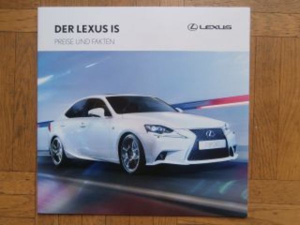 Lexus IS 300h 250 +F Sport Januar 2015 Buch