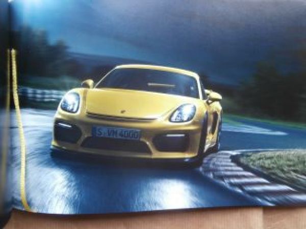 Porsche Cayman GT4 (981c) Buch Februar 2015 NEU Rarität