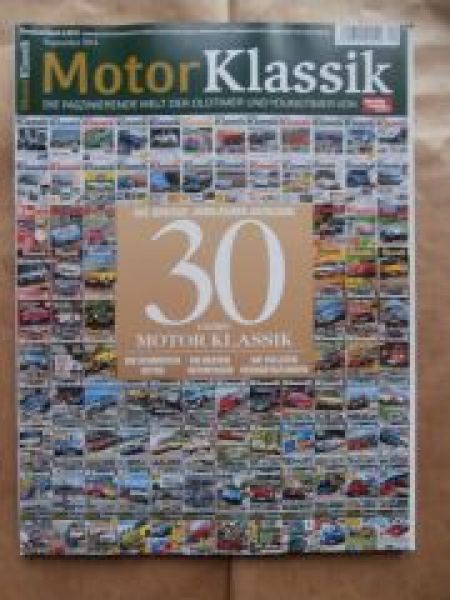 Motor Klassik 9/2014 30 Jahre Heft,BMW M1 E26,Bentley Blower