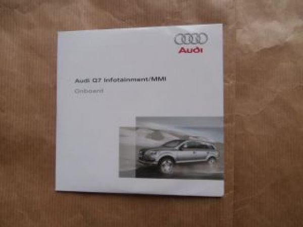 Audi Q7 Infotainment/MMI Onboard Bordbuch November 2007