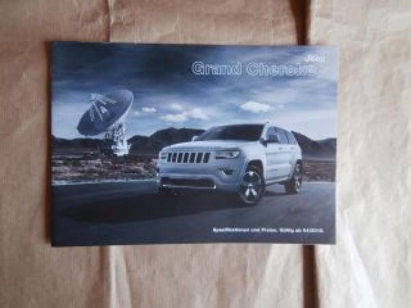 Jeep Grand Cherokee Laredo Limited Overland Summit SRT 12/2014