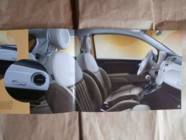 Fiat 500 Vintage "57 Sonderprospekt März 2015 NEU Rarität