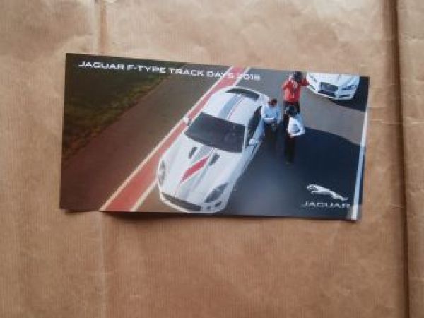 Jaguar F-Type Track Days 2015 Flyer NEU