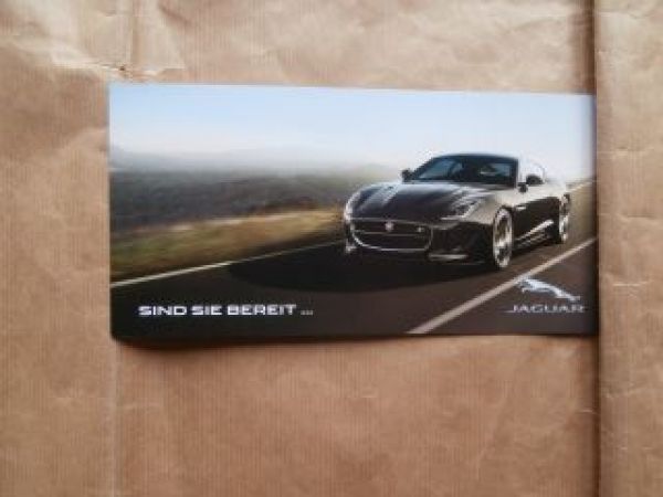 Jaguar F-Type +R Cabriolet Flyer Prospekt 2015 NEU