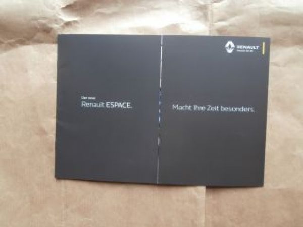 Renault Espace neues Modell Vorabinformation Mai 2015 NEU