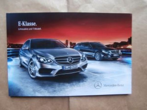Mercedes Benz E-Klasse Limousine & T-Modell BR212 April 2015
