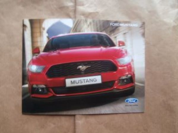 Ford Mustang +EcoBoost Motor Dezember 2014 Prospekt NEU