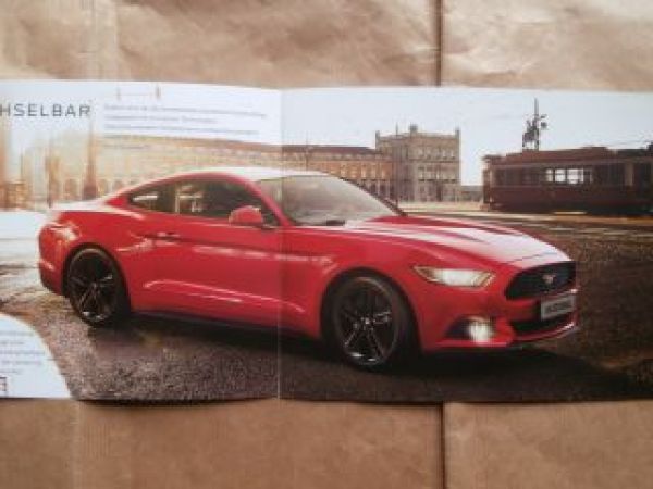 Ford Mustang +EcoBoost Motor Dezember 2014 Prospekt NEU