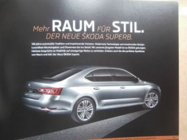 Skoda Superb Prospekt April 2015 NEU