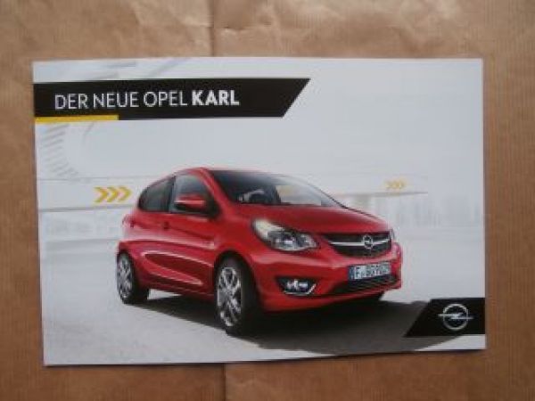 Opel Karl Selection Edition Exklusiv Prospekt März 2015 +Preisli