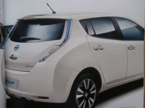Nissan Leaf Prospekt Dänemark Mai 2013 Rarität