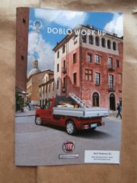 Fiat Dobló Work Up Prospekt Dänemark Oktober 2011
