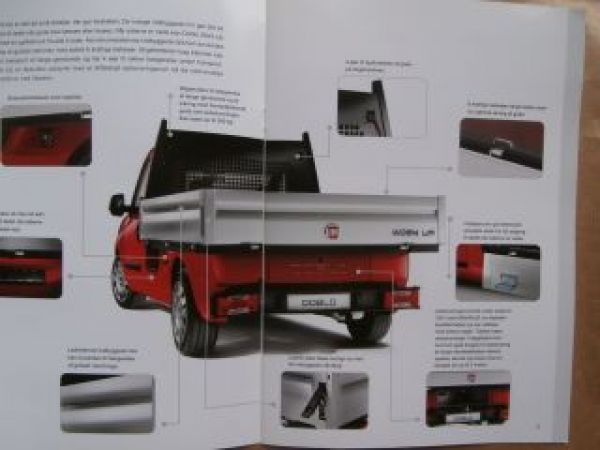 Fiat Dobló Work Up Prospekt Dänemark Oktober 2011