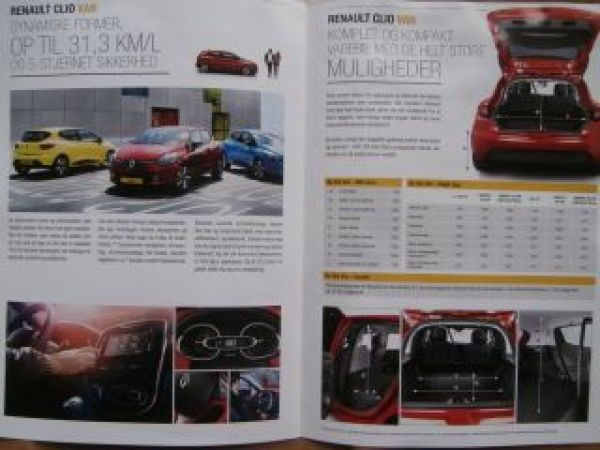 Renault Clio Van Typ X98 Dänemark Prospekt Rarität