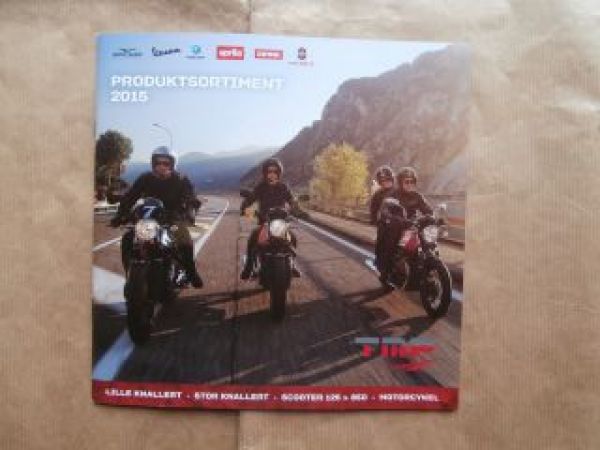 Aprilia Vespa Scooter 125 Moto Guzzi Prospekt Dänemark 2015