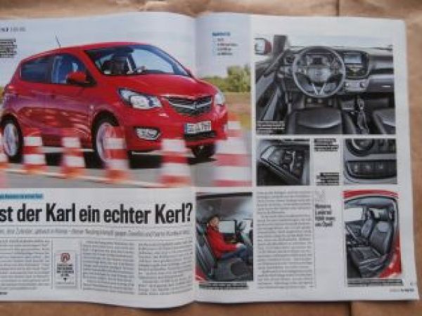 Auto Bild 25/2015 Ford Mustang GT Cabrio, Golf7 GTD vs. Focus ST